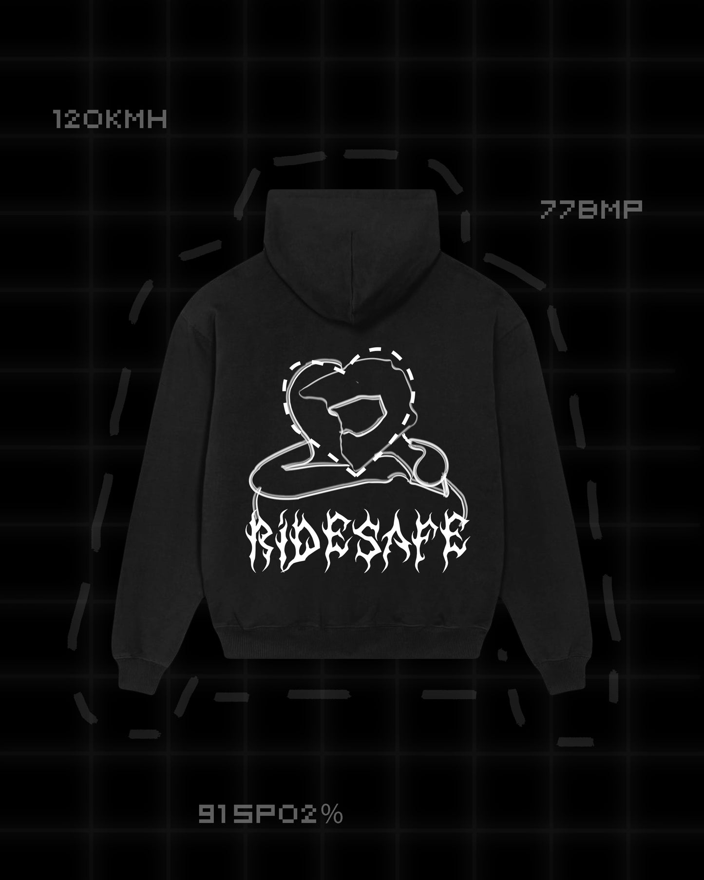 Hoodie RideSafe Oversize